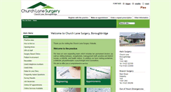 Desktop Screenshot of churchlanesurgery.com